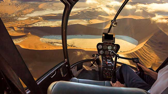 Afrika - Namibia, Flugsafari