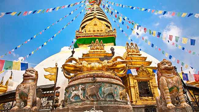 Asien - Nepal, Tempelanlage in Kathmandu