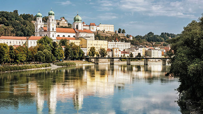 Passau Stadt und Donau