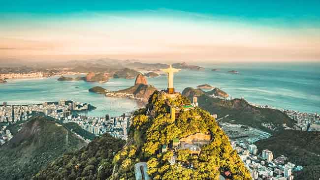 Brasilien, Rio de Janeiro, Skyline