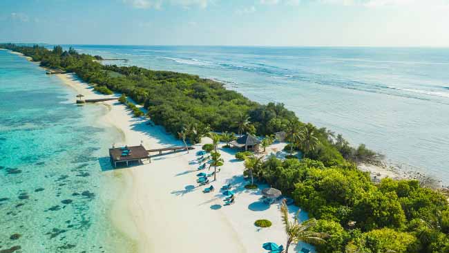 Indischer Ozean, Traumstrand auf den Malediven