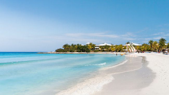 Sandstrand in Varadero, Kuba