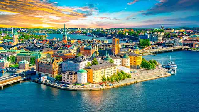 Schweden - Stockholm, Blick auf Stadt