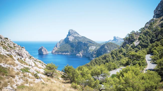 Spanien - Mallorca, Aussicht auf das Cap de Formentor
