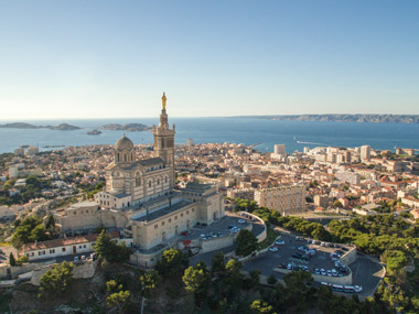 Notre Dame De La Garde in Marseille, Frankreich