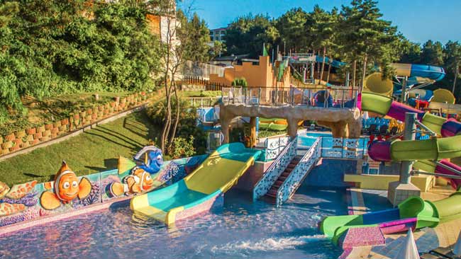 Hotel GRIFID Aqua Club Bolero, Kinderpool mit Rutschen, Bulgarien