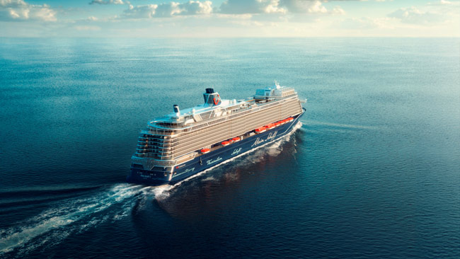 Mein Schiff 1 Kreuzfahrtschiff im Meer