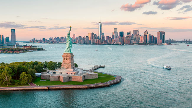 Tui Cruises Kreuzfahrten, New York Freiheitsstatue in den USA