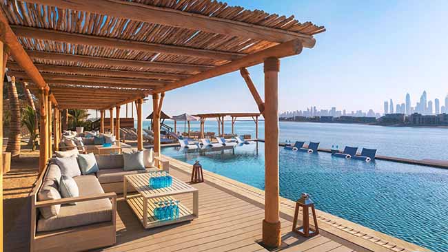 V.A.E. - Dubai, Atlantis The Palm, Cabanas am Pool