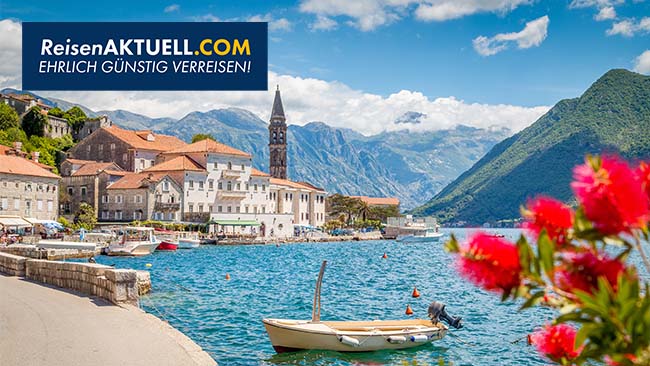 Montenegro - Kroatien Rundreise, Malerischer Ort Perast, Hauptgewinn Ostergewinnspiel 2026