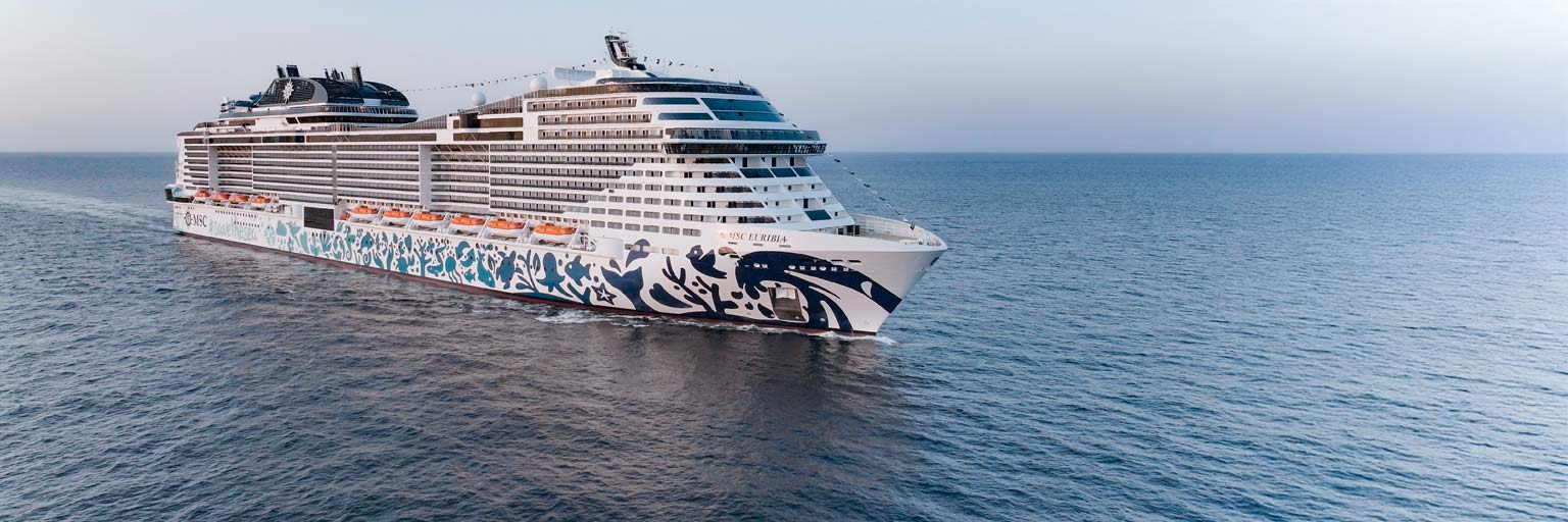 MSC Euribia Kreuzfahrtschiff im Meer