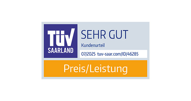 TÜV Kundenurteil Preis/Leistung