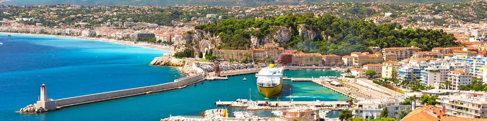 Hafen in Nizza Frankreich