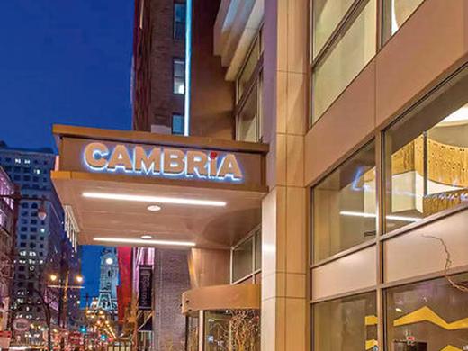 Cambria Hotel Philadelphia Downtown Center City