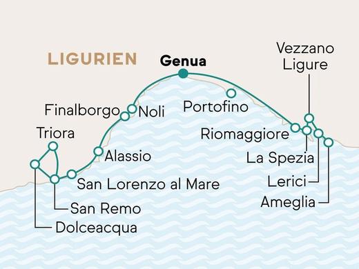 Die schönsten Dörfer Liguriens