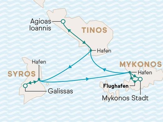 Kykladenzauber - Inselhopping ab/bis Mykonos