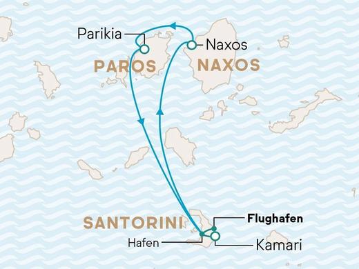 Blaue Magie - Inselhopping ab/bis Santorini