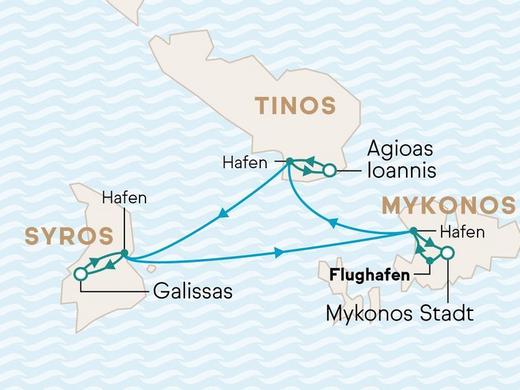 Kykladenzauber - Inselhopping ab/bis Mykonos
