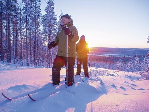 Winterlich aktiv in Schwedisch Lappland