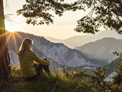 Bahn-Wandern Rheinschlucht