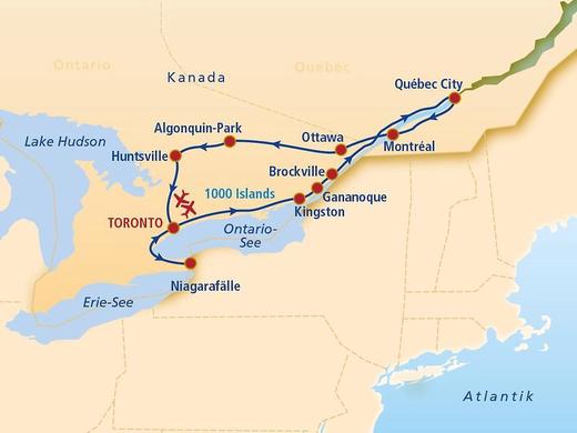 Rundreise Ost-Kanada
