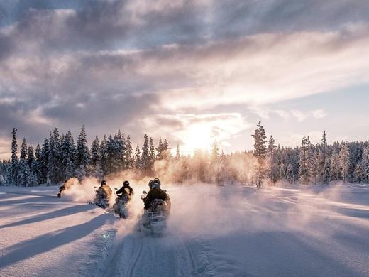 Winterlich aktiv in Schwedisch Lappland