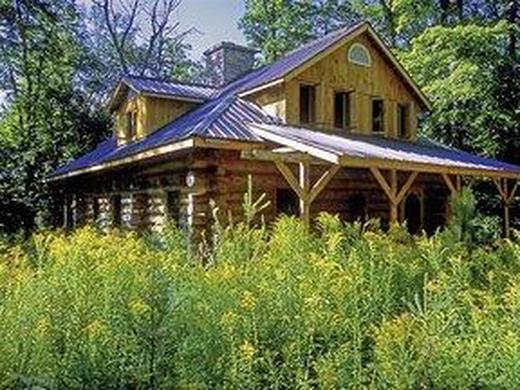 Algonquin mit dem Kanu - Lodge