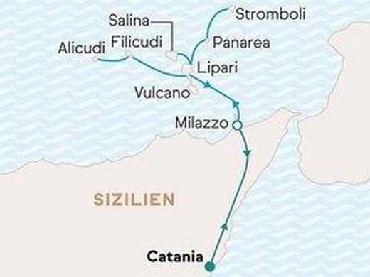 Die Inselwelt der Liparen - Economy - Anreise Sa