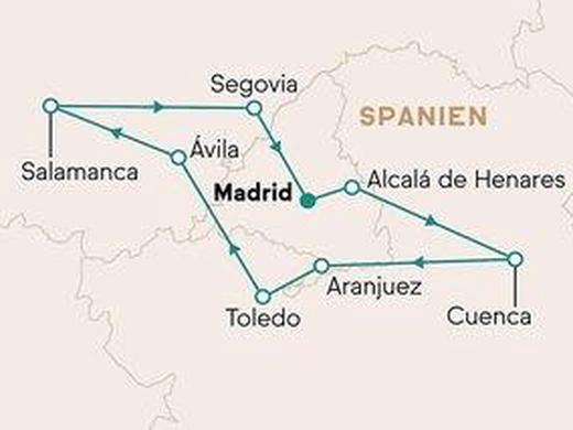 Durch Kastilien zu den Kronjuwelen Spaniens - Paradores