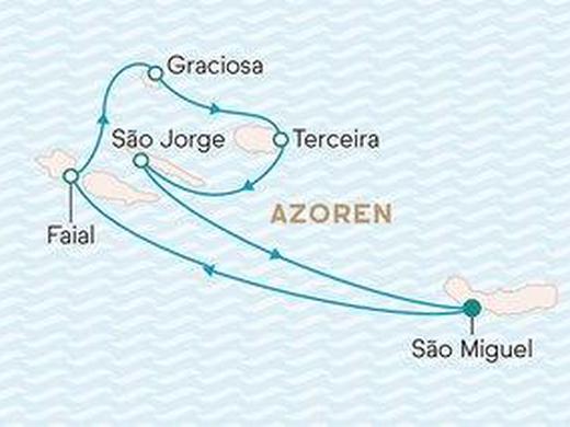 Azoren unter weißen Segeln - Luxus an Bord der SEA CLOUD SPIRIT