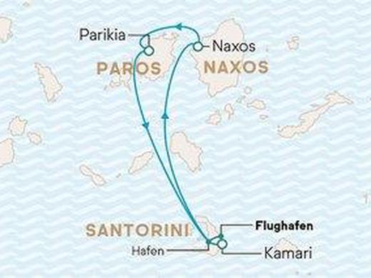 Blaue Magie - Inselhopping ab/bis Santorini