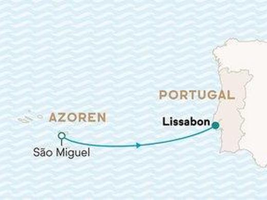 Unter Segeln von São Miguel nach Lissabon - Luxus an Bord der SEA CLOUD SPIRIT